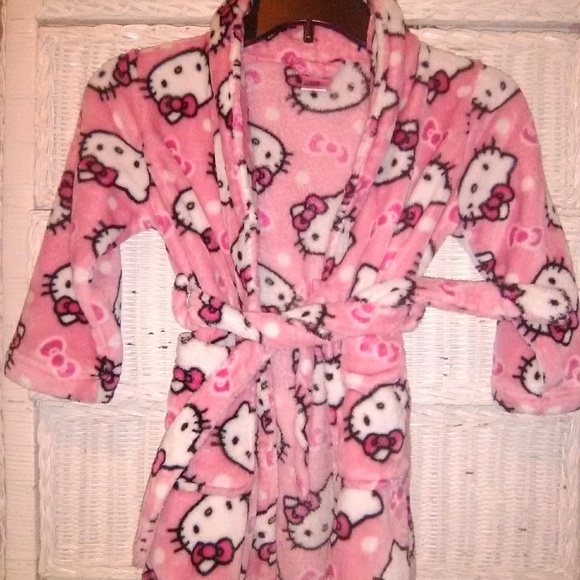 Girls Hello Kitty Robe - Picture 3 of 4